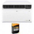 LG - 250 sq. ft. 6,000 BTU Dual Inverter Smart Window Air Conditioner --White