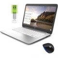 HP - Chromebook Bundle 14 inch HD Sleek Chromebook PC with Mouse and 8GB Jumpdrive Bundle