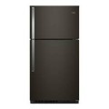 Whirlpool - 21.3 Cu. Ft. Top-Freezer Refrigerator - Black Stainless Steel-6581019