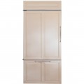 Monogram - 21.3 Cu. Ft. Bottom-Freezer Built-In Refrigerator - Custom Panel Ready