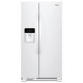Whirlpool - 24.6 Cu. Ft. Side-by-Side Refrigerator - White
