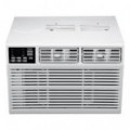 Whirlpool - 1,000 Sq. Ft. 18,000 BTU 230V Window Mounted Air Conditioner with Supplemental Heat --White