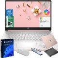 HP - 14'' Laptop-Intel N4500 Processor-16GB Memory-64GB eMMC-Windows 11 Pro - Rose Gold