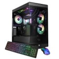 iBUYPOWER - Y40 PRO Black Gaming Desktop PC - AMD Ryzen 7 7800X3D, NVIDIA GeForce RTX 5070 12GB, 32GB DDR5 RGB,2TB SSD - Black