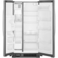 Whirlpool 21.4 Cu. Ft. Side-by-Side Refrigerator - Monochromatic Stainless Steel