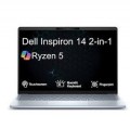 Dell - Inspiron 14 2-in-1 Laptop 14.0 WUXGA Display (Ryzen 5 8640HS, 32GB, 2TB SSD, AMD Radeon, Win 11 Pro) w/USB Hub - Ice Blue