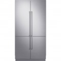 Samsung - Chef Collection 23.5 Cu. Ft. 4-Door Flex French Door Built-In Refrigerator - Panel Ready