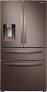 Samsung - 22.6 Cu. Ft. 4-Door French Door Counter Depth Refrigerator - Tuscan Stainless Steel
