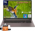 LG - gram Max Laptop 17.0 WQXGA Display (Ultra 7 355, 16GB, 512GB SSD, Win 11 Home) w/Dockztorm Wireless Mouse - Matte Bronze