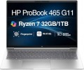 HP - Upgraded - ProBook 465 G11 Laptop 16.0 WUXGA Display (Ryzen 7 7735U, 32GB, 1TB SSD, Win 11 Pro) w/HP Wireless Mouse - Pike Silver- -12942735
