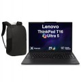 Lenovo - Upgraded - ThinkPad T16 Laptop 16.0 WUXGA Display (Ultra 5--225U, 16GB, 1TB SSD, Win 11 Pro) w/17in Backpack