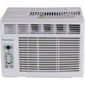 Keystone - 130 Sq. Ft. 8,000 BTU Window-Mounted Air Conditioner - White