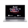 Acer - Upgraded - Aspire Go 15 Laptop 15.6 FHD Display (Ryzen 7 7730U, 16GB, 1TB SSD, AMD Radeon, Win 11 Pro) w/17in Backpack - Pure Silver