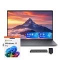 Dell - XPS 13 13.4” 2K LCD Laptop,Intel Ultra 7 256V,16GB RAM,1TB SSD+1TB Dock Station,Backlit Keyboard,Win 11 - Gray