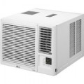 LG - 330 Sq. Ft. 7,600 BTU Smart Window Air Conditioner with Supplemental Heat Function - White