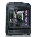 Thermaltake - LCGS Reactor 9590 Gaming Desktop AMD Ryzen 9 9950X3D, 32GB DDR5 Memory, NVIDIA GeForce RTX 5090, 2TB NVMe M.2 - Black