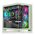 Thermaltake - LCGS View 9870M-380 Gaming Desktop AMD Ryzen 7 9800X3D, 32GB DDR5 Memory, NVIDIA GeForce RTX 5070, 2TB NVMe M.2 - Green