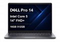 Dell - Refurbished Excellent - Upgraded - Pro - 14'' PC14250 FHD+ Business Laptop - Intel Core 7 150U - 16GB RAM - 512GB SSD - IR Webcam - Thunderbolt - Win11Pro - Magnetite