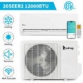 Winado - 12000BTU/21 SEER2 230.00V 1050W Split Type Air Conditioner Split Type Indoor Unit ABS with WIFI/Cooling/Heating 1030W - White