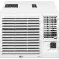 LG - 330 Sq. Ft. 7,600 BTU Smart Window Air Conditioner with Supplemental Heat Function --White