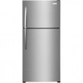 Frigidaire - 20.0 Cu. Ft. Garage Ready Top Freezer Refrigerator - Stainless Steel