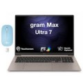 LG - Upgraded - gram Max Laptop 17.0 WQXGA Display (Ultra 7 355, 16GB, 1TB SSD, Win 11 Pro) w/Dockztorm Wireless Mouse - Matte Bronze