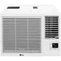 LG - 350 Sq. Ft 7,5000 BTU Window Mounted Air Conditioner with 3,850 BTU Heater -White-6554577