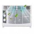 Winado - 5000 BTU 3-in-1 Window Air Conditioner, Dehumidifier, Fan Window AC Unit Kit Cools up to 150 Sq.Ft W/Knob Control - White