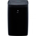 LG - 450 Sq. Ft. Smart Portable Air Conditioner with 12,000 BTU Heater ---Black