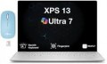 Dell - Upgraded - XPS 13 9350 Laptop 13.4 WUXGA Display (Ultra 7-256V, 16GB, 1TB SSD, Win 11 Pro) w/Dockztorm Wireless Mouse - Platinum