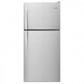 Whirlpool - 18.2 Cu. Ft. Top-Freezer Refrigerator - Monochromatic Stainless Steel