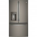 GE - 22.2 Cu. Ft. French Door Counter-Depth Refrigerator - Slate