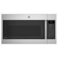 GE Profile - 1.7 Cu. Ft. Convection Over-the-Range Microwave with Sensor Cooking and Air Fry - Stainless Steel