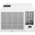 LG - 1,000 Sq. Ft 18,000 BTU Window Mounted Air Conditioner with 12,000 BTU Heater - White-6554570