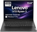 Lenovo - Upgraded - V15 15.6'' FHD Laptop - AMD Ryzen 3 with 16GB Memory - 512GB SSD - Webcam w/Shutter - Numeric Keypad - Windows 11 Pro - Black-12915095