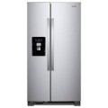 Whirlpool - 21.4 Cu. Ft. Side-by-Side Refrigerator - Monochromatic Stainless Steel--6581144