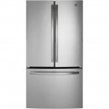 GE - 27 Cu. Ft. French Door Refrigerator Stainless steel